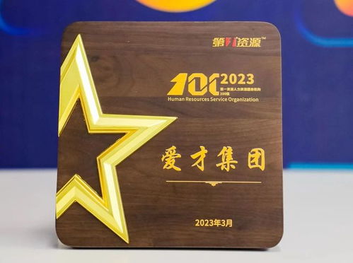 愛才集團(tuán)榮膺“2023人力資源服務(wù)機(jī)構(gòu)100強(qiáng)” 專業(yè)賦能，引領(lǐng)行業(yè)新標(biāo)桿